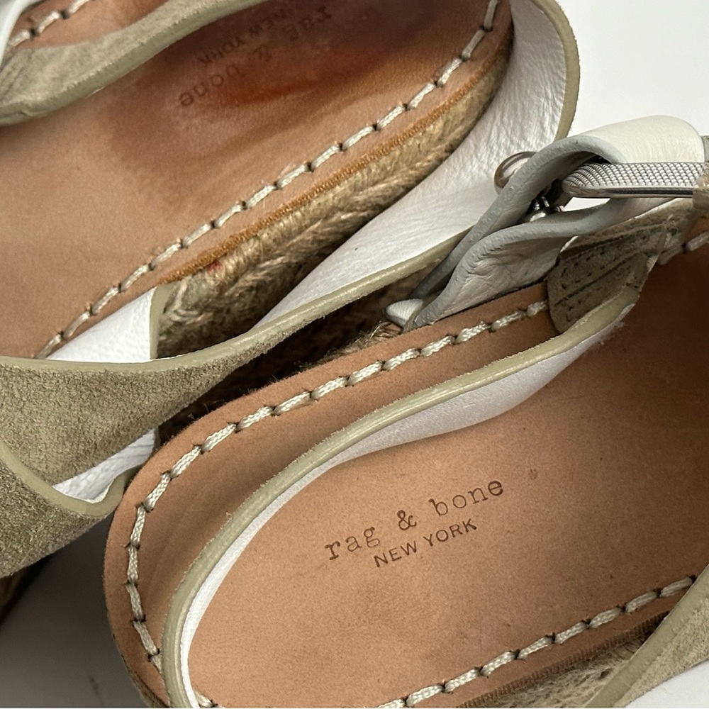 RAG & BONE August Espadrilles Sandals - Tan & Cream - Picture 6 of 7